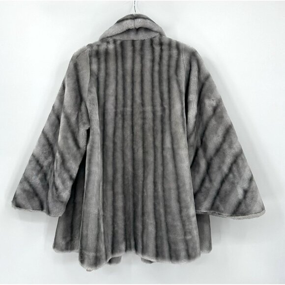formal retro mink-o-rama glam regency gray S M - Picture 8 of 10